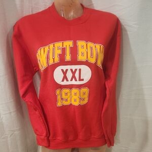 Red 'Swift Boys 1989' Graphic Crewneck Sweatshirt - Men's